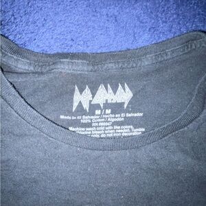 Def Leppard Black T-Shirt